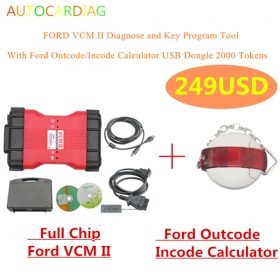 Ford VCM 2 ids multi-language vcm ii for obd2 tool With Ford Outcode/Incode Calculator