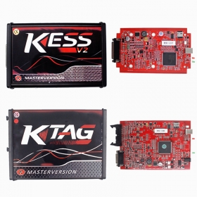 KESS V2 5.017 With Red PCB EURO Version + KTAG V7.020 Master ECU Chip Tuning Tool