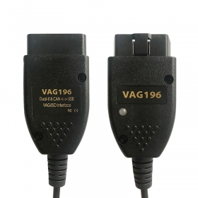 Newest VAG 19.6 English Version For K+ Can FT232RQ Chip OBD2 Diagnostic Cable Support Multi-language