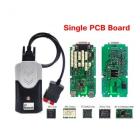 EU Shipping High Quality DS150 2018.R0 Single PCB Board NEC Relays USB Bluetooth 4.3 OBD2 Scanner Multidiag Pro+ for Cars Trucks 2018.R0